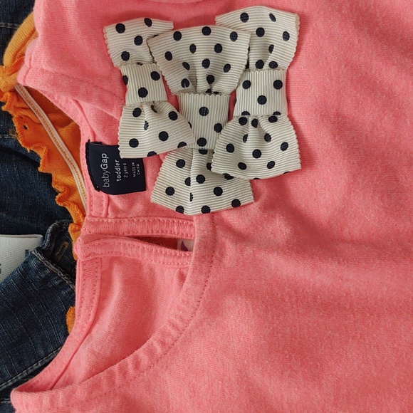 Lot 2T girls summer bundle bathing suit 4 outfits mix and match & 3 piece PJs - Picture 13 of 16